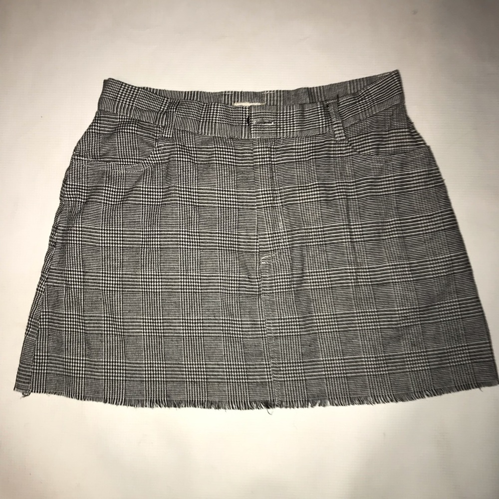 Brandy Melville check skirt